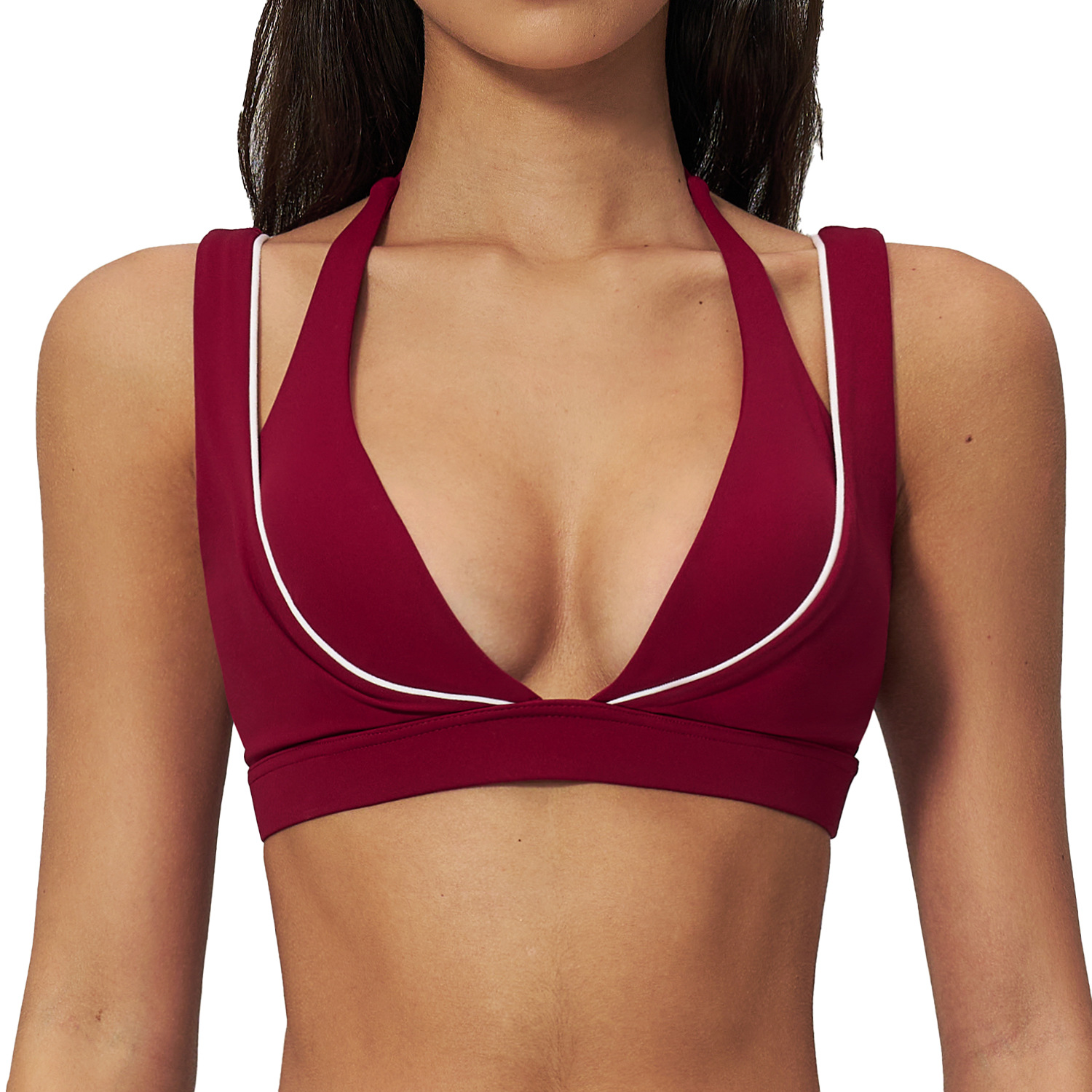 Yoga Underwear Women Sports Br - Plunge Bra Push Up reseña y precio