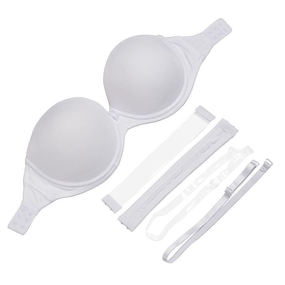 Nude Black White Invisible Cle - Convertible Bra Multiway reseña y precio