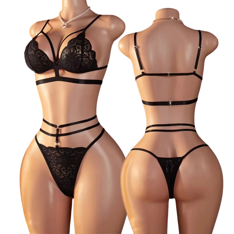 S- XXL Women's Sexy Contrast L - Sheer Mesh Bra reseña y precio