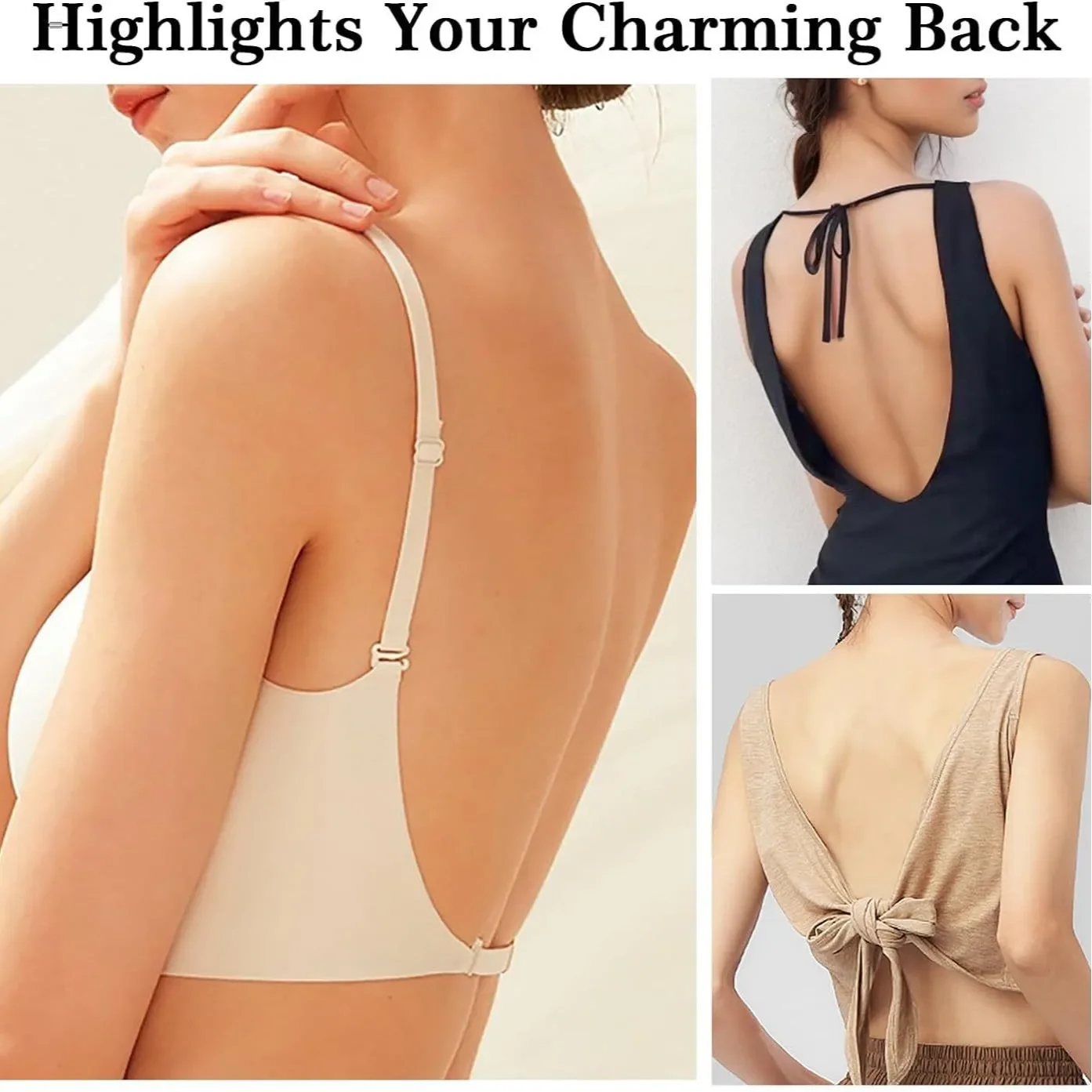 Top RatedSeamlLow Back Bra Sup - Convertible Bra Multiway reseña y precio